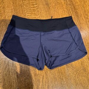 Lululemon Athletica Blue Athletic Shorts Lightweight Comfort